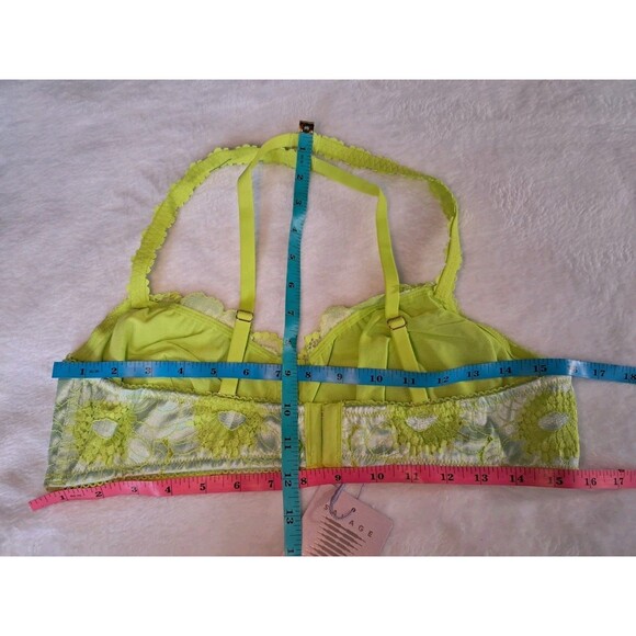Savage Fenty Perfect Poppies Lace Bralette Seashell Poppylicious Size XL NWT - Picture 9 of 10